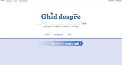 Desktop Screenshot of ghiddespre.ro